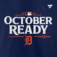 Men's Fanatics  Navy Detroit Tigers 2024 MLB Postseason Locker Room T-Shirt