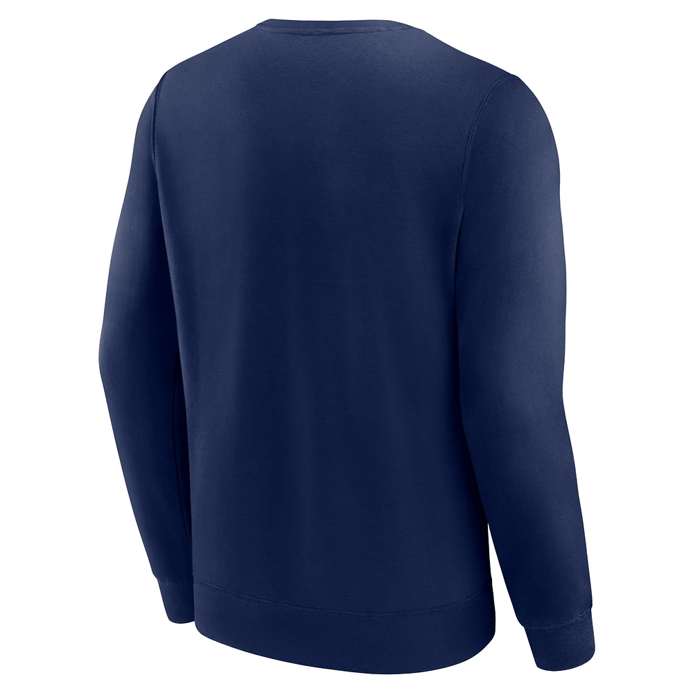 Sweat-shirt en polaire Fanatics Navy Detroit Tigers Focus pour hommes