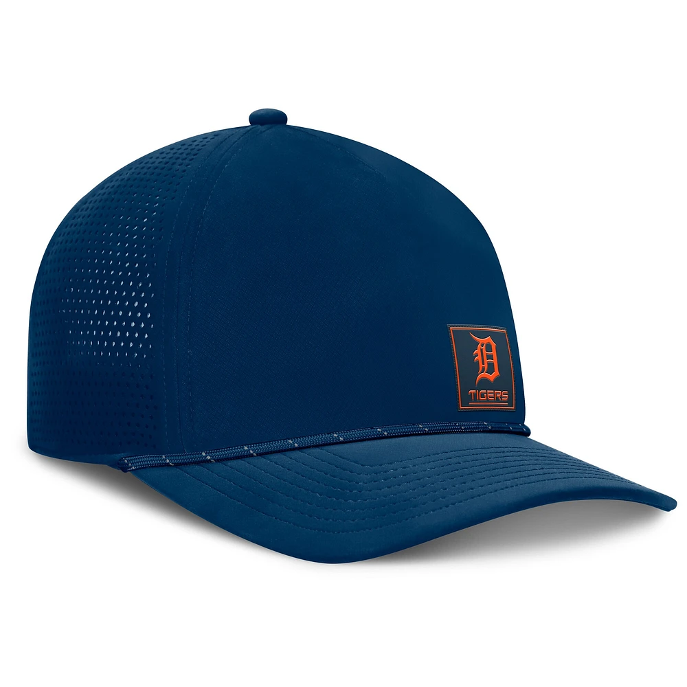 Casquette ajustable Fanatics Royal Detroit Tigers Level Up Captain pour homme