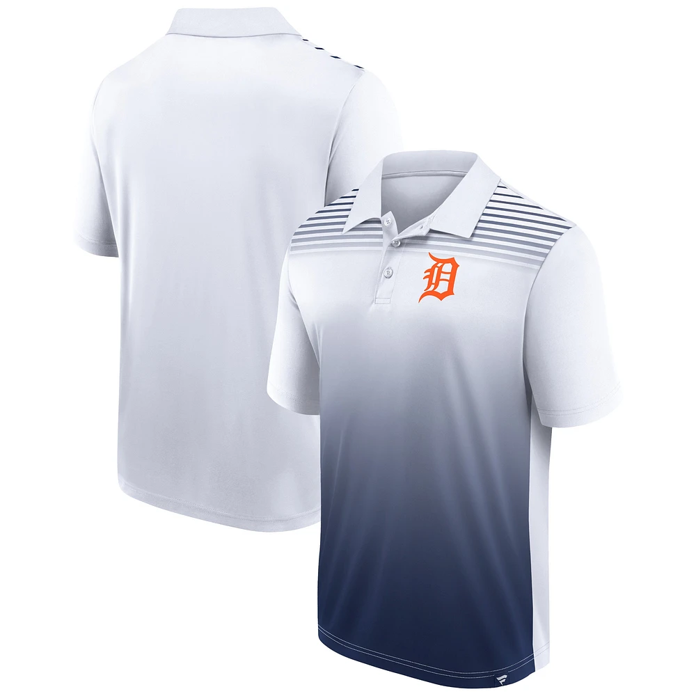 Polo de jeu Sandlot des Detroit Tigers Fanatics pour hommes, blanc/bleu marine