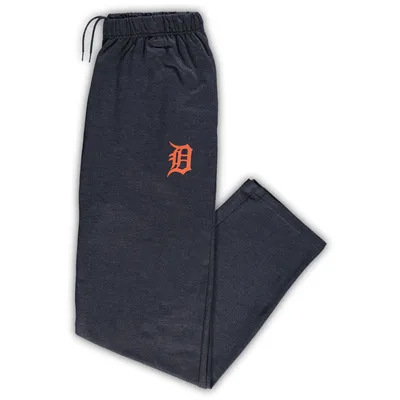 Detroit Tigers Big & Tall Pajama Pants - Heathered Navy