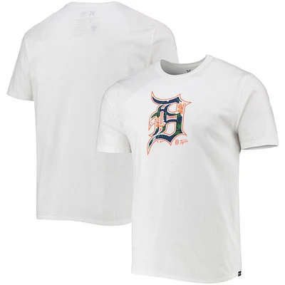 T-shirt de tous les jours Hurley x '47 pour homme des Detroit Tigers, blanc