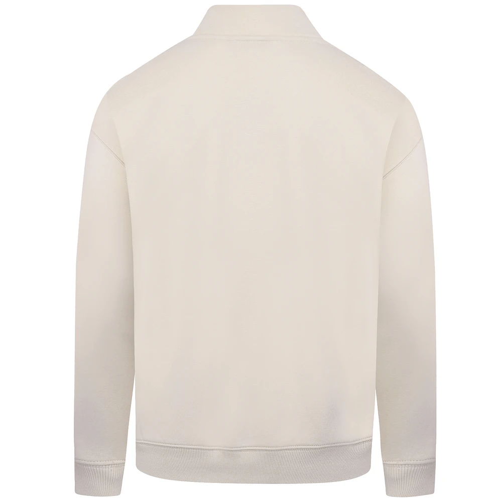 Men's Levelwear  Khaki Detroit Tigers Cooperstown Collection Murray Quarter-Zip Sweatshirt