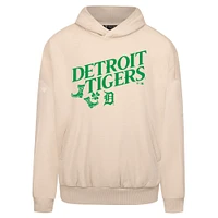Men's Levelwear  Khaki Detroit Tigers St. Patrick's Day Pullover Hoodie