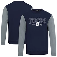 Men's Levelwear Navy Detroit Tigers Accolade Ultimate Textbook Pullover Sweatshirt