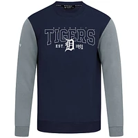 Men's Levelwear Navy Detroit Tigers Accolade Ultimate Textbook Pullover Sweatshirt