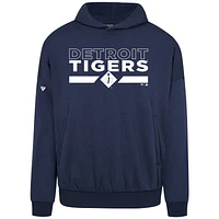 Men's Levelwear  Navy Detroit Tigers City Connect Contact No Hitter Pullover Hoodie