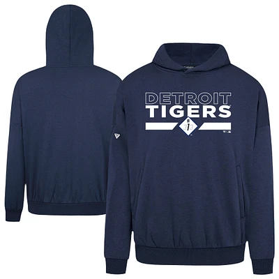 Men's Levelwear  Navy Detroit Tigers City Connect Contact No Hitter Pullover Hoodie