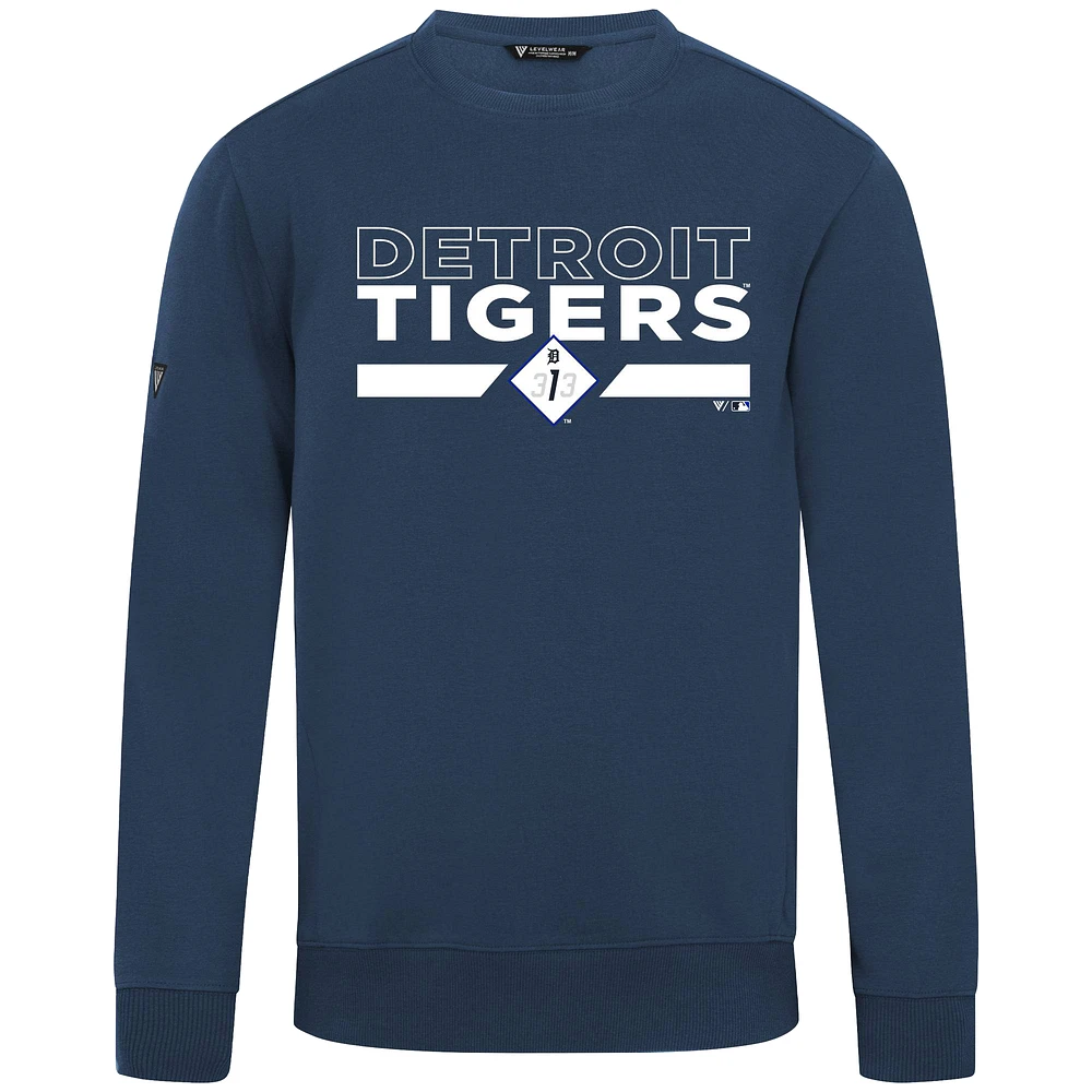 Sweat-shirt bleu marine City Connect Zane No Hitter pour homme des Detroit Tigers