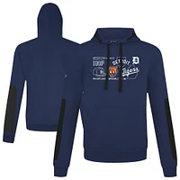 Sweat à capuche bleu marine pour homme Levelwear, collection Cooperstown, Bombay Campaign, Detroit Tigers