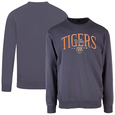 Sweat-shirt à enfiler Zane Vintage pour homme de la collection Cooperstown des Detroit Tigers marine Levelwear