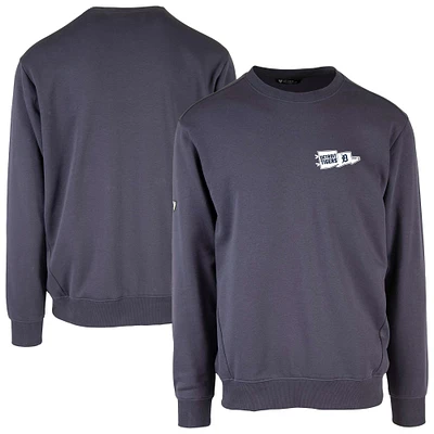 Men's Levelwear  Navy Detroit Tigers Zane Rafters Pullover Sweatshirt