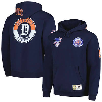 Chandail à capuchon pour homme de la collection Detroit Tigers City Mitchell & Ness, bleu marine