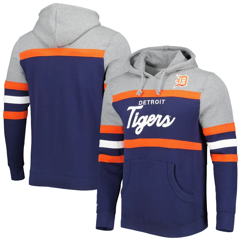 Lids Detroit Tigers Mitchell & Ness Head Coach Pullover Hoodie