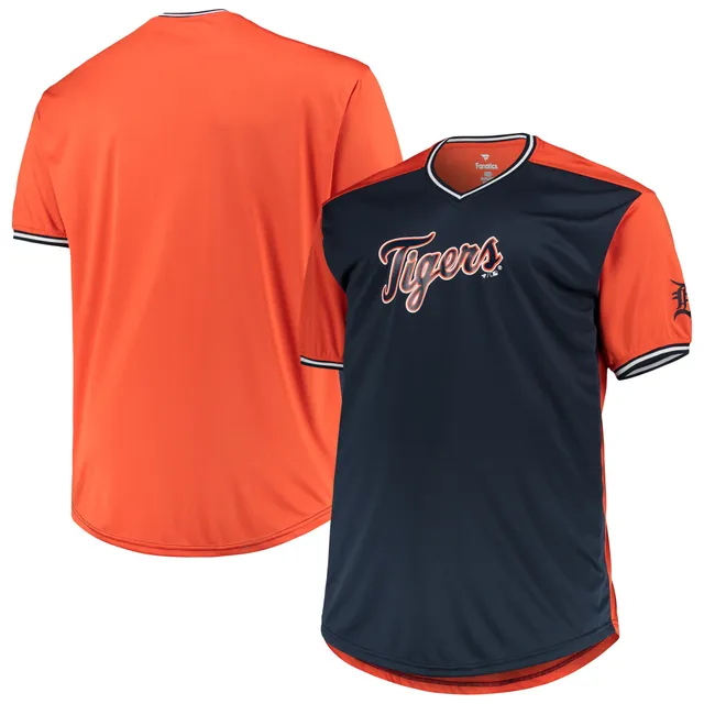 Fanatics MLB Detroit Tigers Heather Gray Short Sleeve Tee Shirt, 5XT