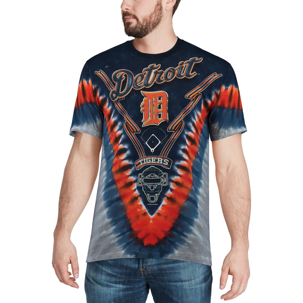 Liquid Blue Youth  Detroit Tigers Youth Hardball Tie-Dye T-Shirt