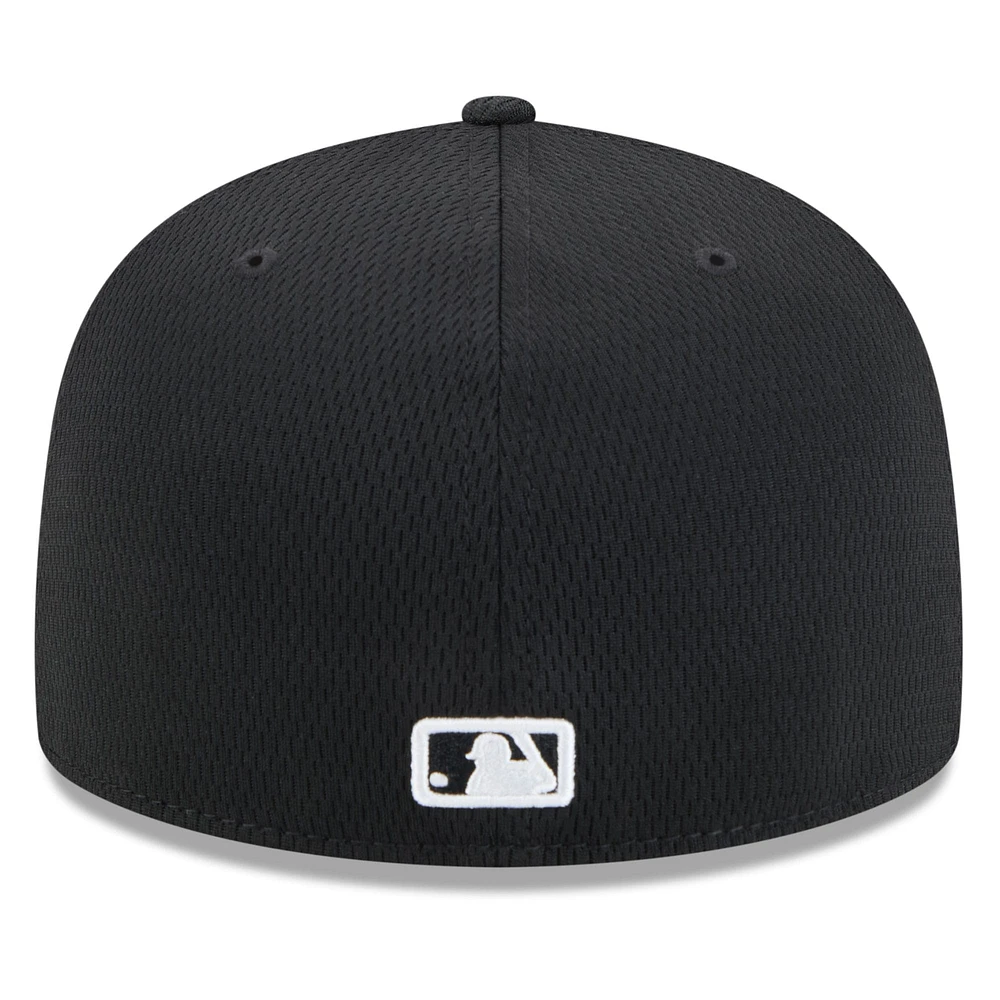 Men's New Era Black Detroit Tigers 2025 MLB Clubhouse 59FIFTY Fitted Hat
