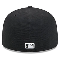 Men's New Era Black Detroit Tigers 2025 MLB Clubhouse 59FIFTY Fitted Hat