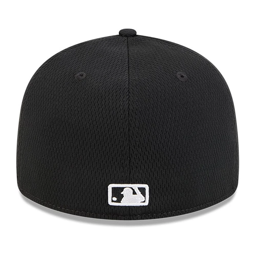 Men's New Era Black Detroit Tigers 2025 MLB Clubhouse Low Profile 59FIFTY Fitted Hat
