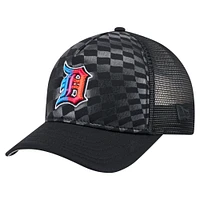 Casquette ajustable Detroit Tigers 9FORTY A-Frame M-Crown Trucker noire New Era pour homme