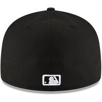 Men's New Era Black Detroit Tigers Logo 59FIFTY Fitted Hat