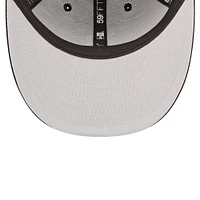 Casquette ajustée 59FIFTY à profil bas des Detroit Tigers New Era pour hommes, noire