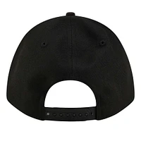 Men's New Era  Black Detroit Tigers Player Replica 9FORTY Adjustable Hat