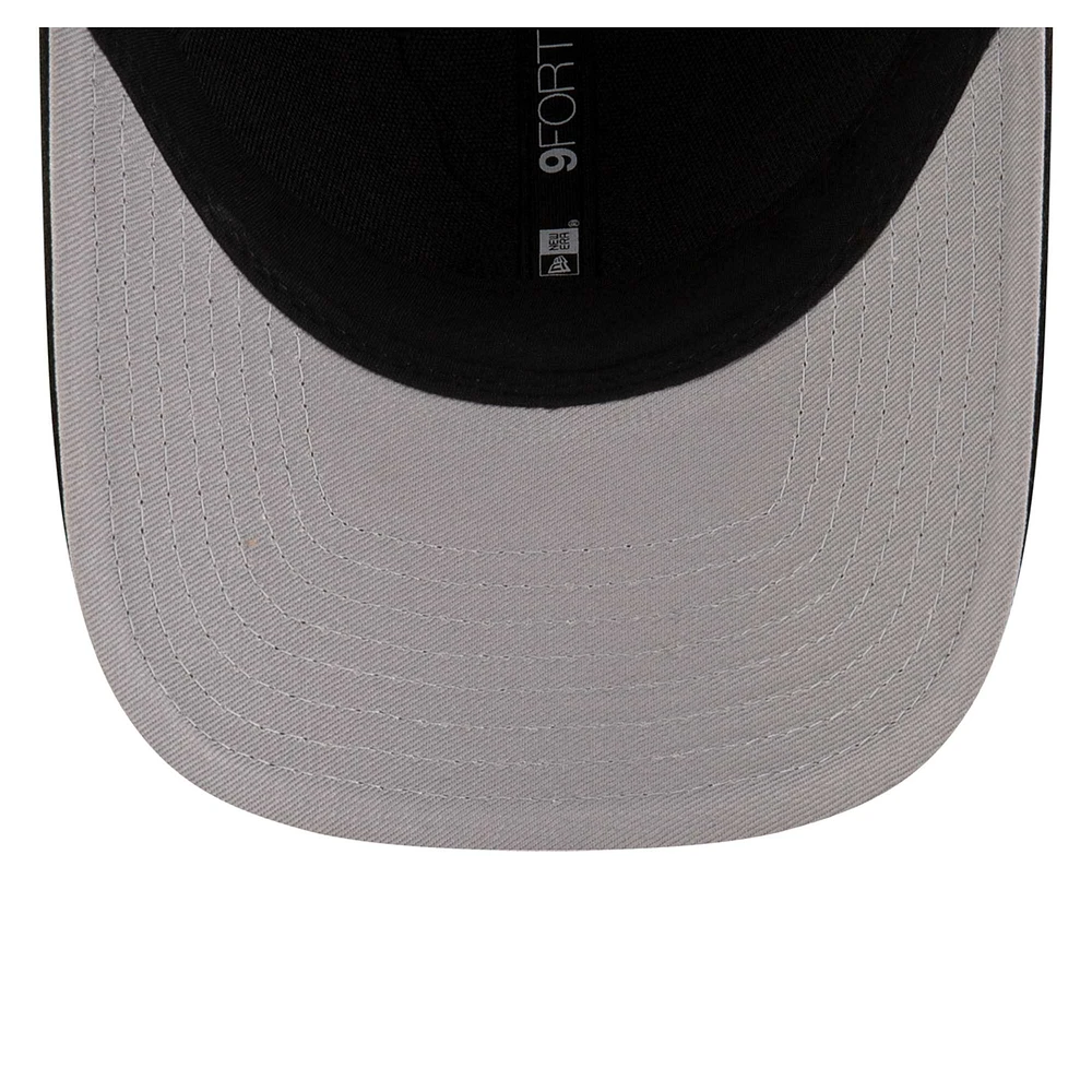 Men's New Era  Black Detroit Tigers Player Replica 9FORTY Adjustable Hat