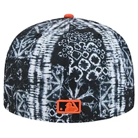 Men's New Era Black Detroit Tigers Sands 59FIFTY Fitted Hat