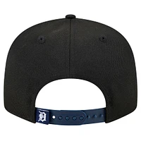 Men's New Era Black Detroit Tigers Splatter 9FIFTY Snapback Hat