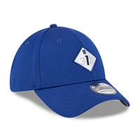 Casquette d'entraînement au bâton 39THIRTY Flex City Connect bleue des Detroit Tigers de New Era pour homme