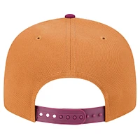 Men's New Era Brown/Purple Detroit Tigers Color Pack Two-Tone 9FIFTY Snapback Hat