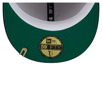 Men's New Era Cream/Navy Detroit Tigers Two-Tone Corduroy 59FIFTY Fitted Hat