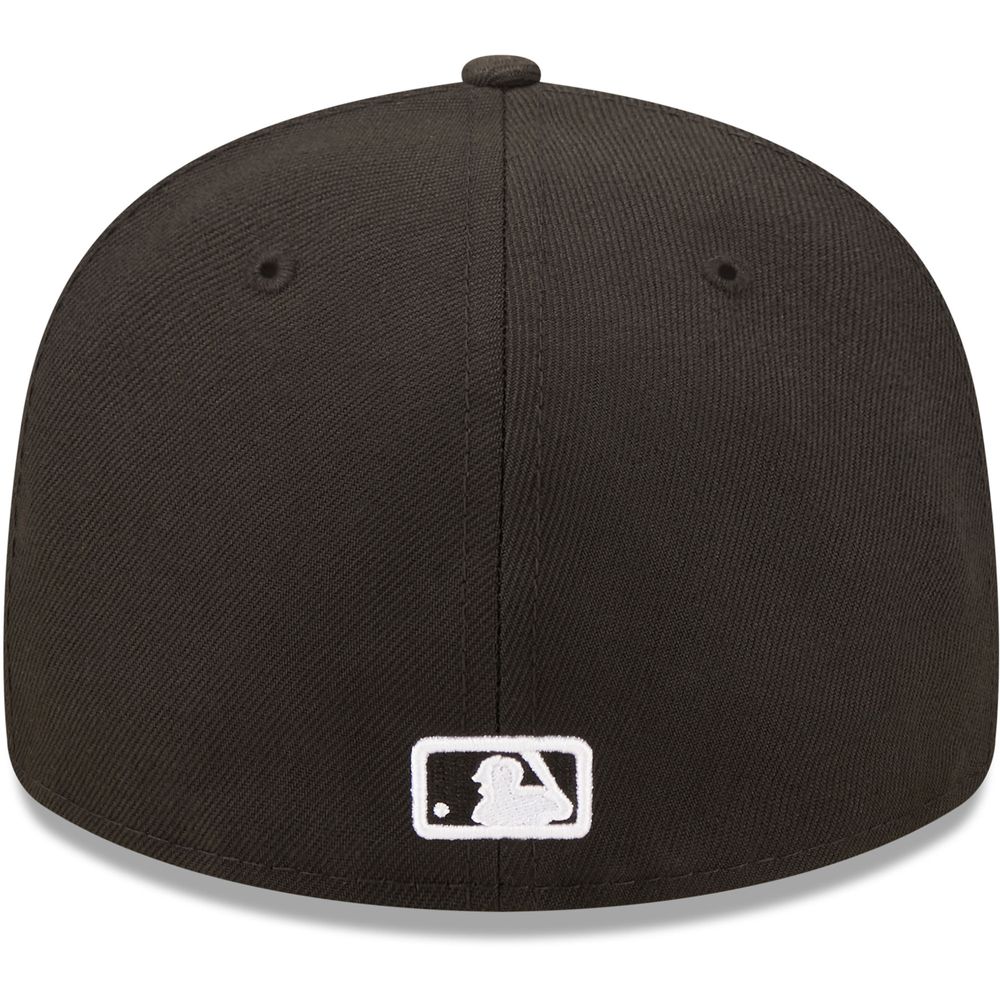 Men's New Era Detroit Tigers Black & White Low Profile 59FIFTY Fitted Hat
