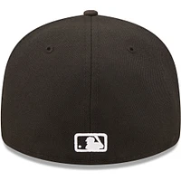 Men's New Era Detroit Tigers Black & White Low Profile 59FIFTY Fitted Hat
