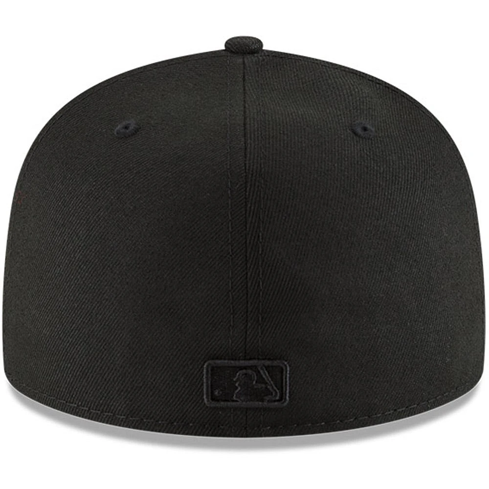 Casquette ajustée 59FIFTY des Detroit Tigers de New Era pour homme, noir sur