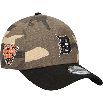 Casquette ajustable 9FORTY Camo Crown A-Frame des Detroit Tigers New Era pour hommes