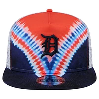 Men's New Era Detroit Tigers Tie-Dye Golfer Trucker Adjustable Hat