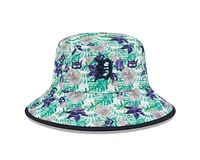 Chapeau bob tropique à fleurs des Detroit Tigers de New Era pour homme