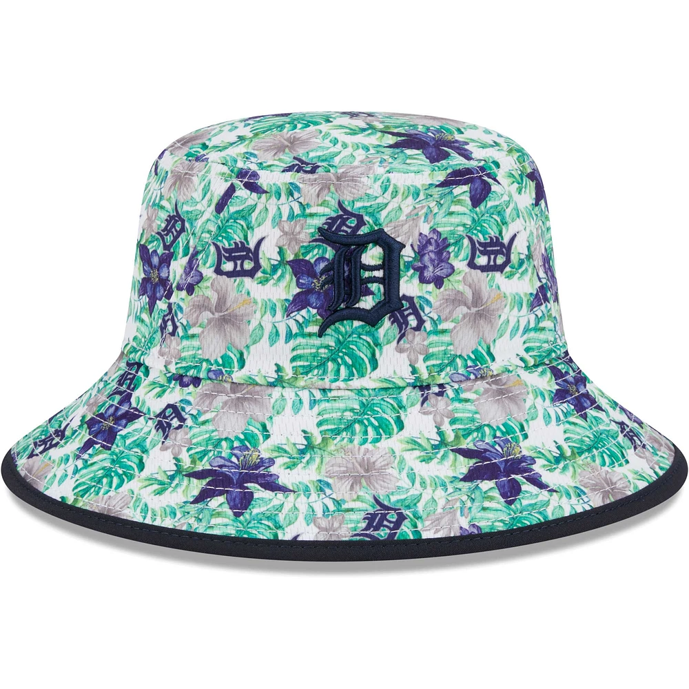 Men's New Era Detroit Tigers Tropic Floral Bucket Hat