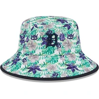 Chapeau bob tropique à fleurs des Detroit Tigers de New Era pour homme