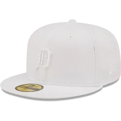 Detroit Tigers New Era White on 59FIFTY Fitted Hat