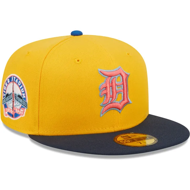 Men's New Era White/Pink Detroit Tigers Tiger Stadium 59FIFTY Fitted Hat