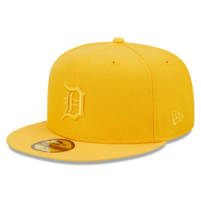 Men's Fanatics Branded Khaki/Brown Detroit Tigers Side Patch Snapback Hat