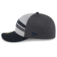 Men's New Era  Gray/Navy Detroit Tigers 2025 Batting Practice Low Profile 59FIFTY Fitted Hat