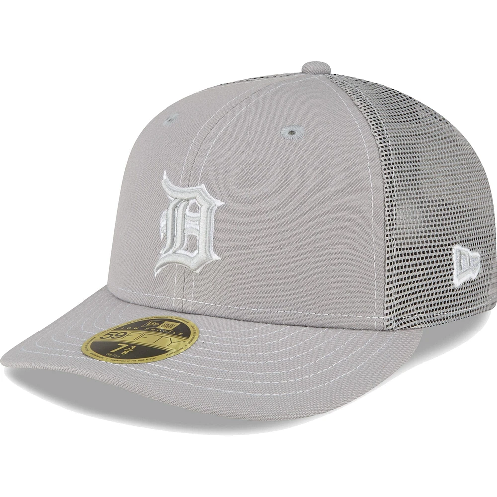 Detroit Tiger New Era 5950 Batting Practice Fitted Hat - Home - White