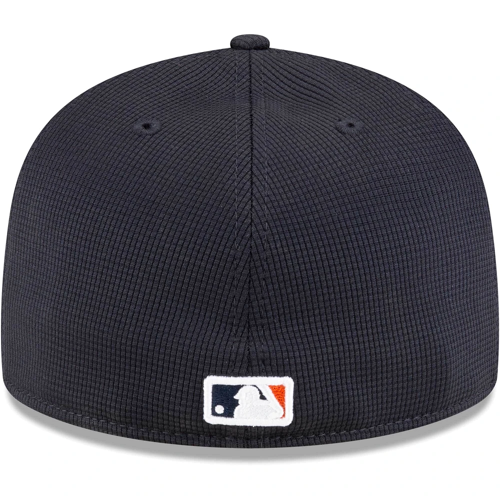 Men's New Era  Gray Detroit Tigers 2024 Batting Practice On-Field 59FIFTY Fitted Hat
