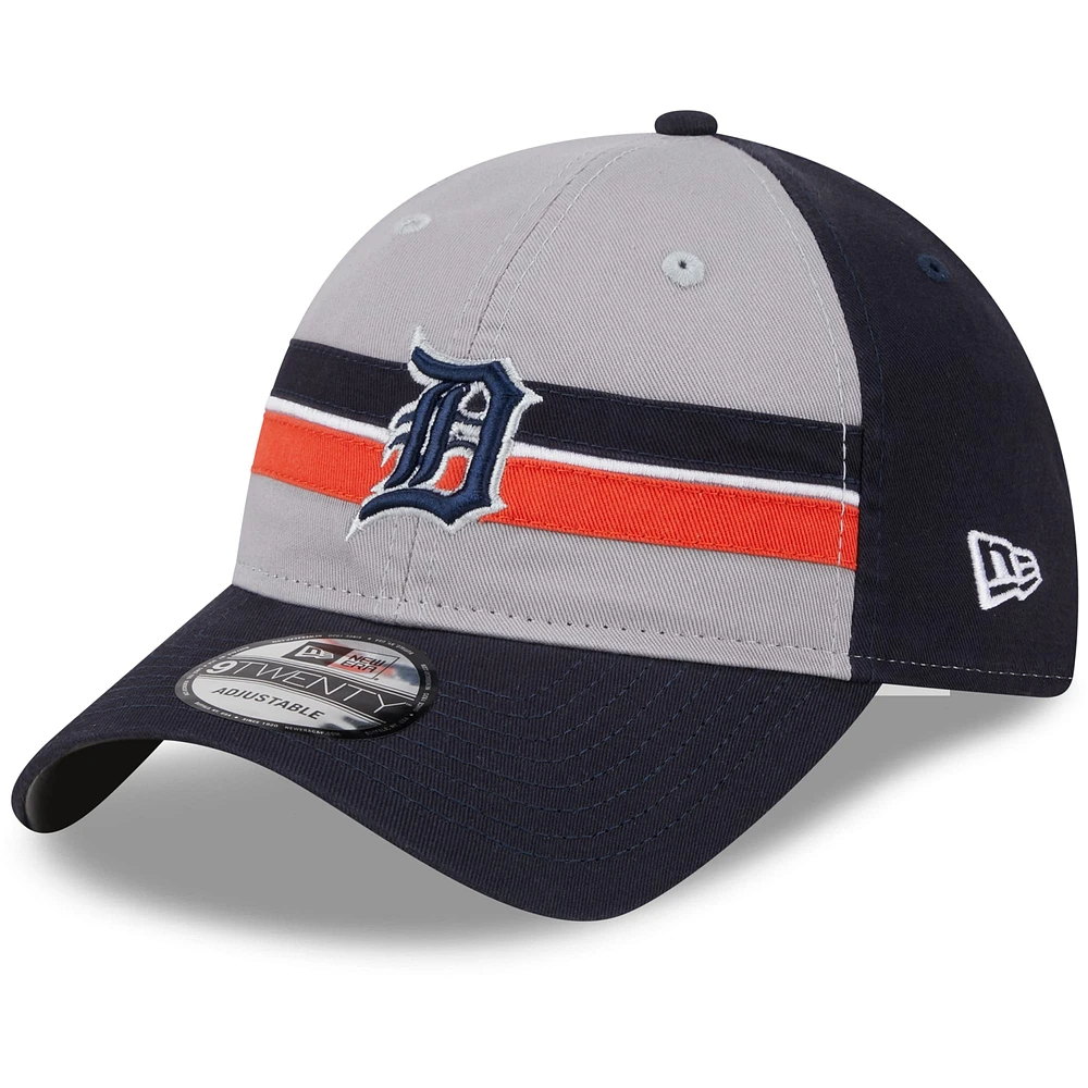 Men's New Era Gray Detroit Tigers 2025 Batting Practice 9TWENTY Adjustable Hat