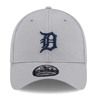 Casquette flexible Active Pivot 39THIRTY des Detroit Tigers New Era pour hommes, grise