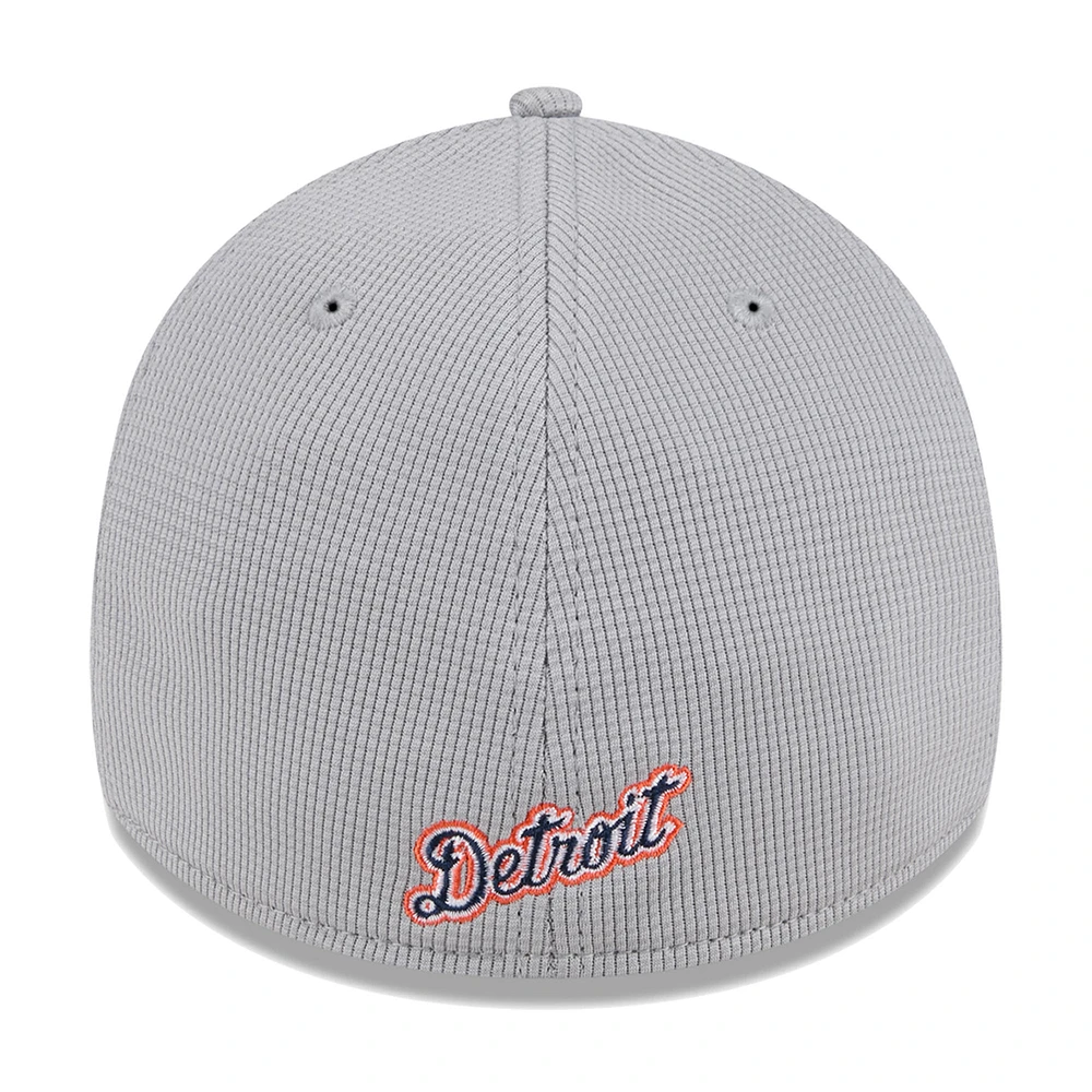 Casquette flexible Active Pivot 39THIRTY des Detroit Tigers New Era pour hommes, grise